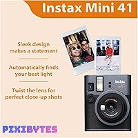 Vista 2 de Cámara de película instantánea Fujifilm Instax Mini 41... (Cámara + 1 paquete doble)