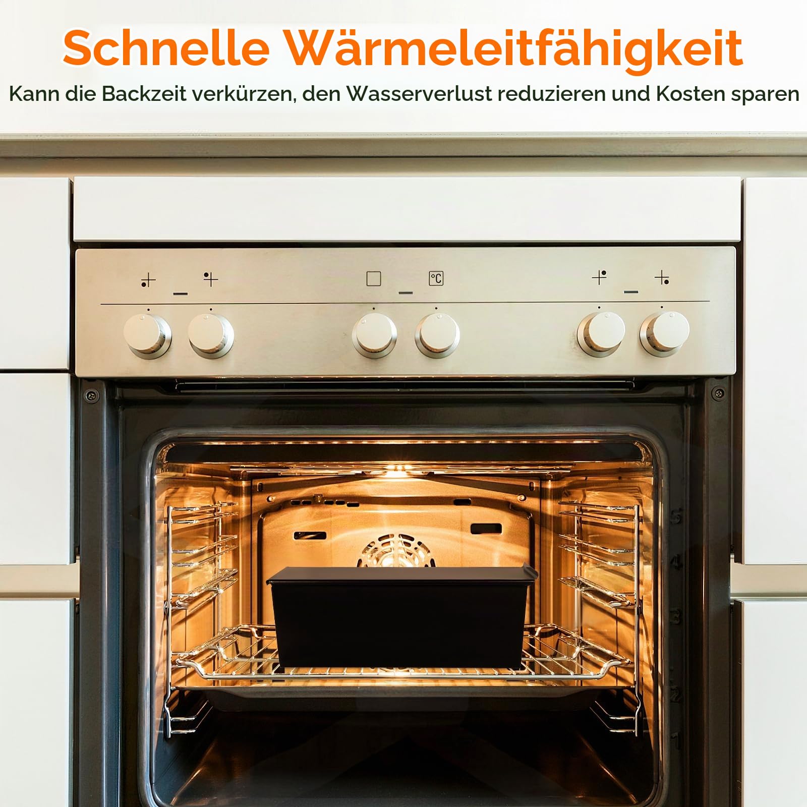 Healeved Toastbrot Backform Mit Deckel 33X12.3X11 Cm Edelstahl Kastenform Für 750G Brot Mit Belüftungslöchern Antihaft Beschichtet Zum Backen Von Toastbrot Und Gebäck