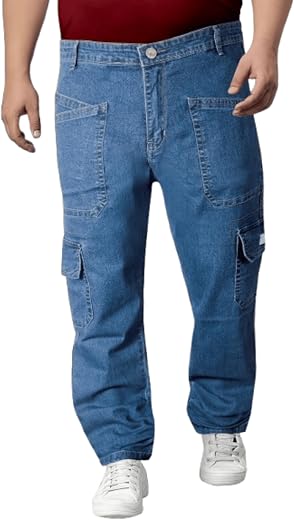 RIG BONE Men's Stretch Cotton Denim Jeans | Ultimate Comfort &amp; Style in Every Size! Versatile Fashion for All-Day Wear