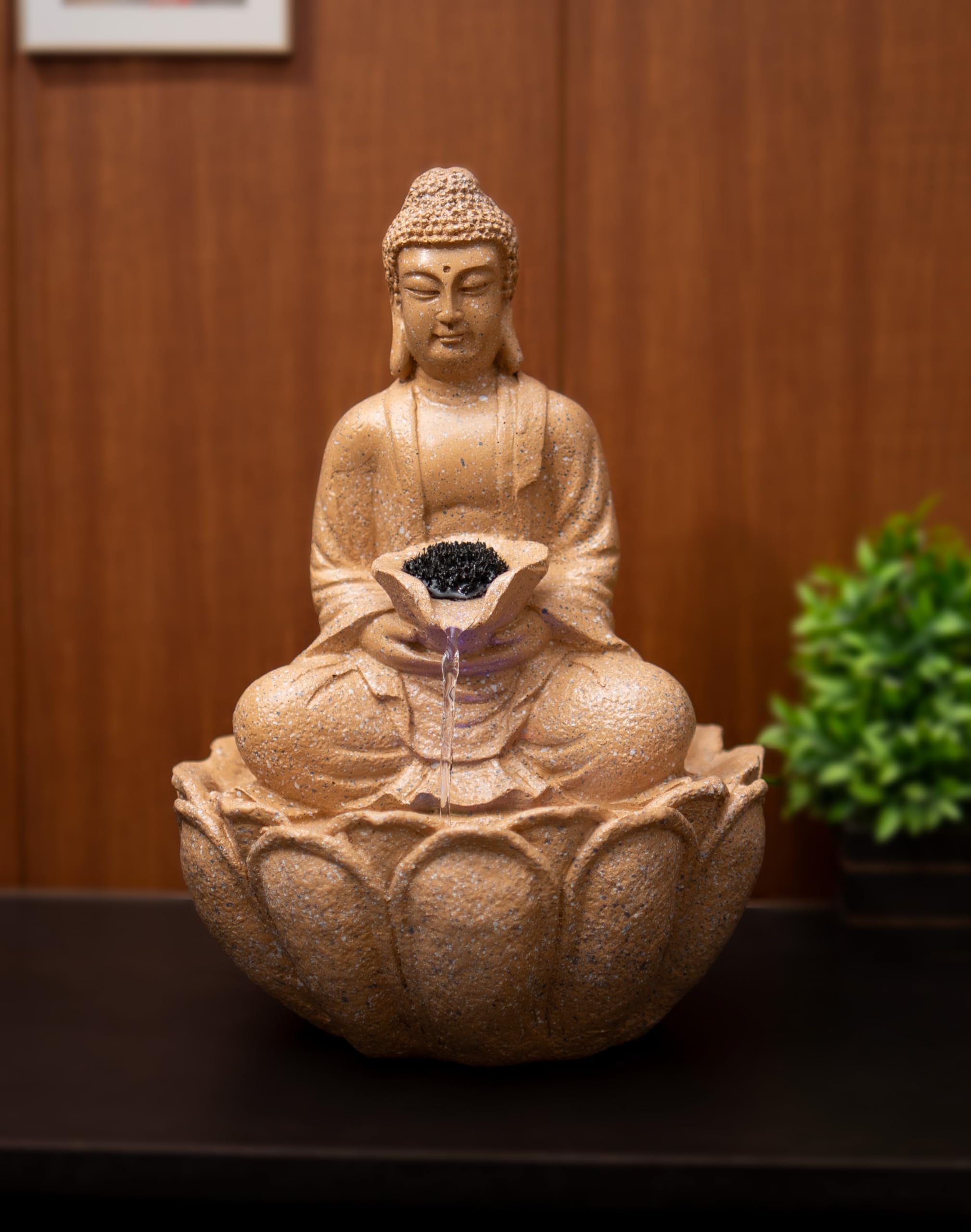 Expleasia, Exuberant & Luxury Decor Mini Lotus Buddha Water Fountain for Table Decor |Living Room Decor| Gift Items | Home & Office Decor Item |Buddha Water Fountain| (Beige) (B0CTXHC2VS) Amazon Price History, Amazon Price Tracker