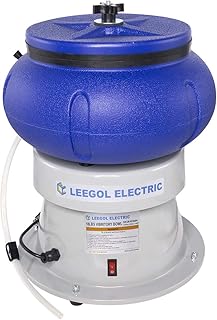 Leegol Electric Rock Tumbler 18 Lbs Vibratory Tumbler Bowl for Polishing Metal
