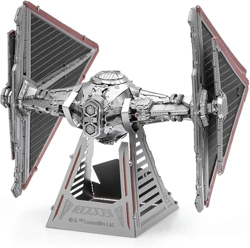 Miniatura 5 de Fascinations - Kit de metal 3D de Star Wars Rise of Skywalker Sith Tie Fighter con pinzas