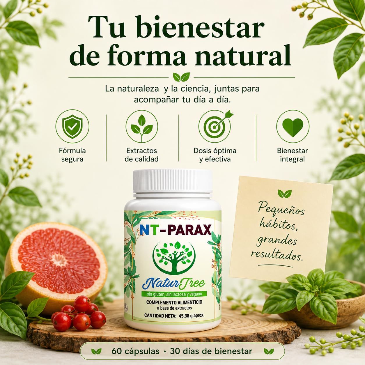 NT-Parax | Berberina, Ajenjo y Orégano | Salud Digestiva