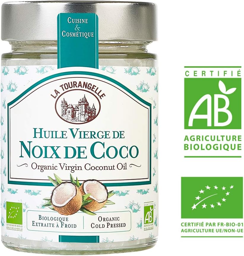 Huile de Noix de Coco Bio La Tourangelle - 314ml | 1ère Pression à Froid | Saveur Exotique - Image détaillée