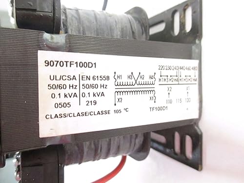Miniatura 5 de Nuevo cuadrado D 9070TF100D1 480V-AC 120V-AC 100VA TRANSFORMADOR D503552