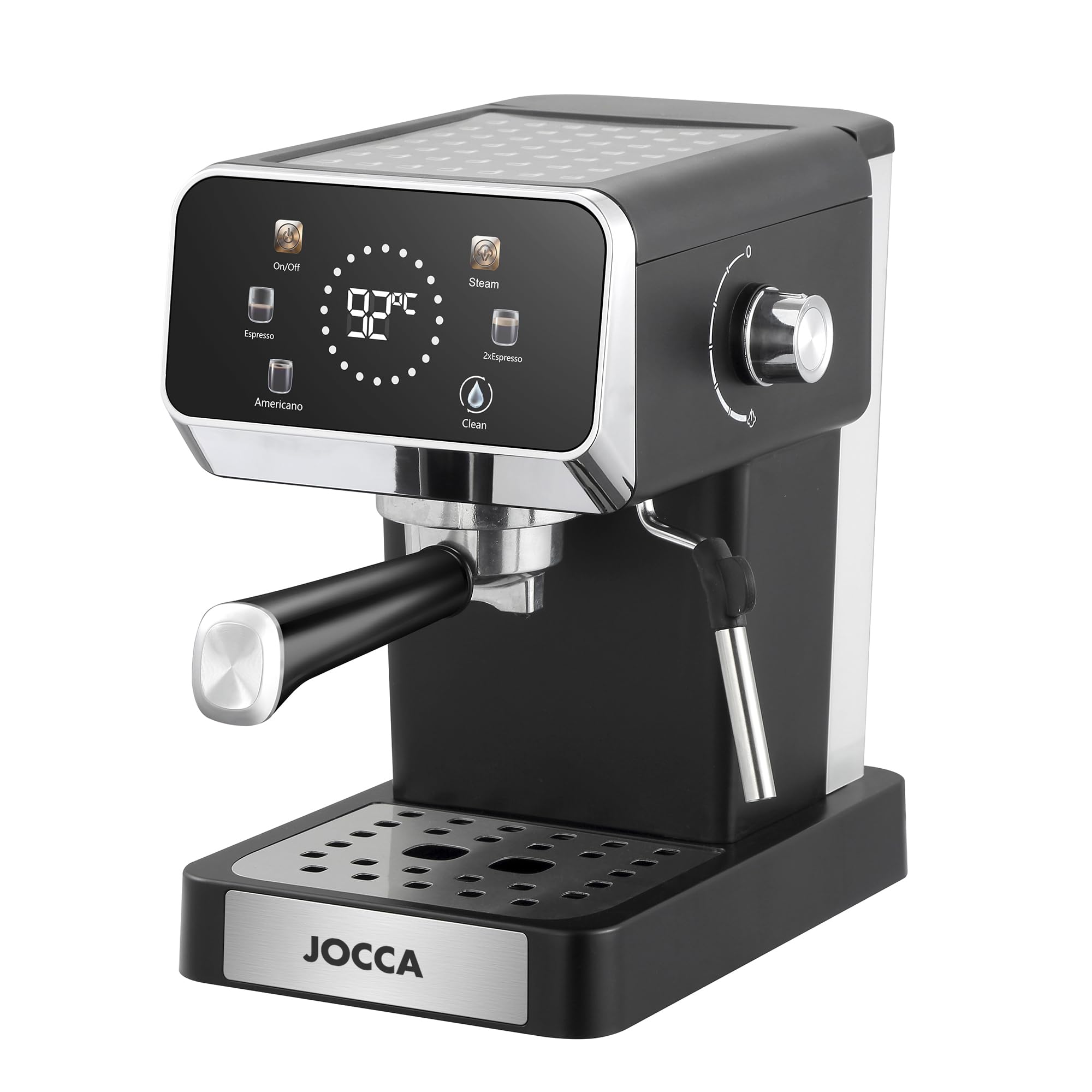 Jocca Cafetera Espresso 20 Bar con Pantalla Táctil y Vaporizador