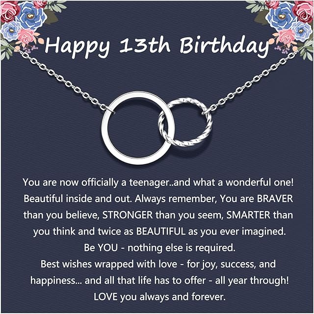 D Dongjiangjin Gift 13th 18th Birthday Gifts for Girls, Girls for 13 18 Year Old Girls Jewellery Presents