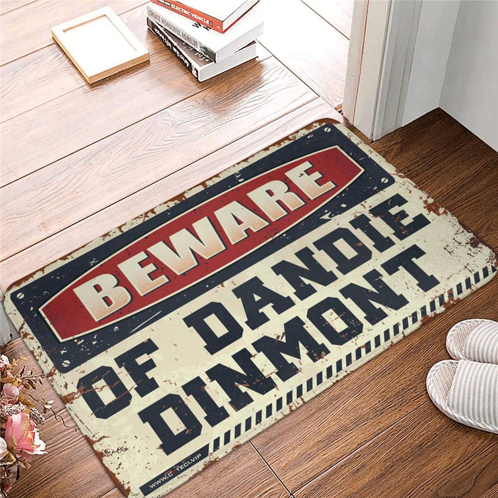 Tapis d'extérieur d'automne Dandie Dinmont Tiki COTECI 50x80cm