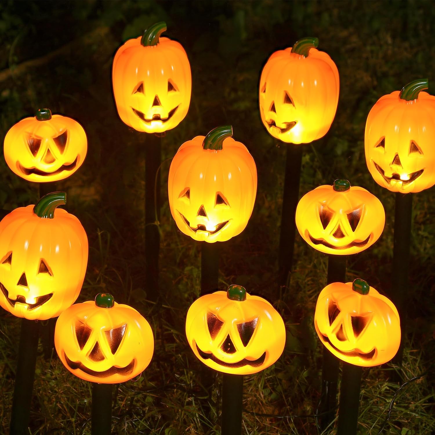 VIHOSE Halloween Decorations Solar Lights Outdoor Halloween