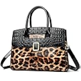 Eslcorri Women Top-Handle Tote Bags Fashion Satchel Handbag PU Leather Shoulder Hobo Purse Crossbody Pocketbook