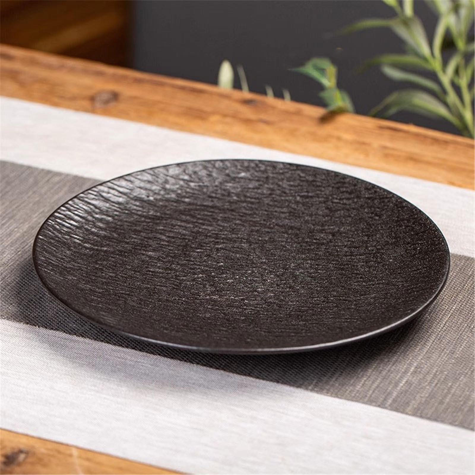 Wazon Ikebany Ceramiczna taca na kwiaty, mikrokrajobraz, mech, roślina, dekoracyjny pojemnik Doniczka do kompozycji kwiatowych(Mały)