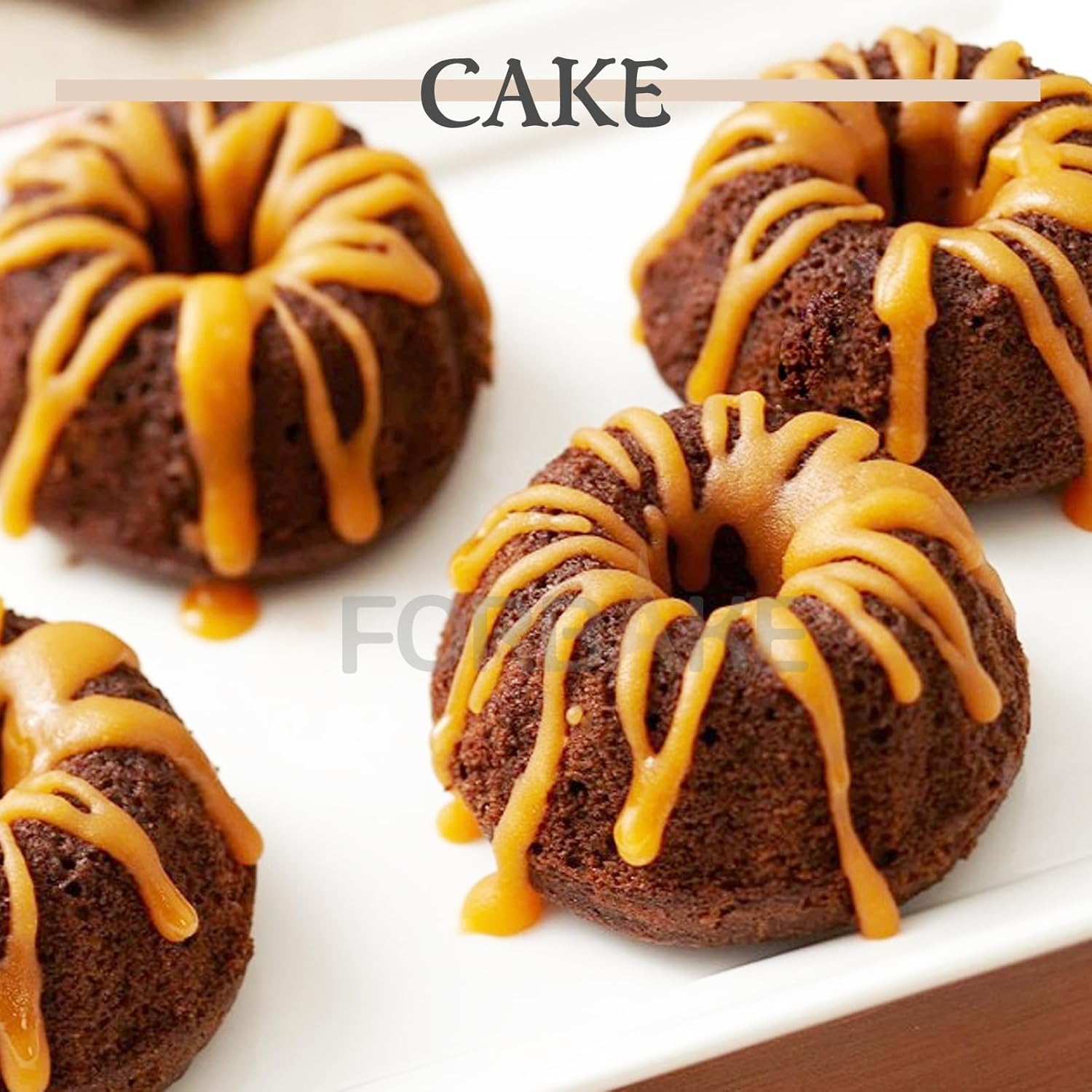 FORBAKE Non-Stick 4" Angel Food Pan Set - 6-Pack Aluminum Chiffon Cake Tube Pans for Perfect Oven Baking - Anodized Surface - Bake Like a Pro! - Image 4