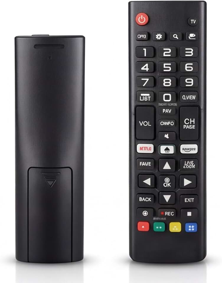 Controle Remoto Para Tv LG Smart Universal 4k Lcd Hd Oled Universal TV TODOS os Modelos LCD, LED, Plasma Com Teclas Netflix, Prime - Não Precisa Configurar