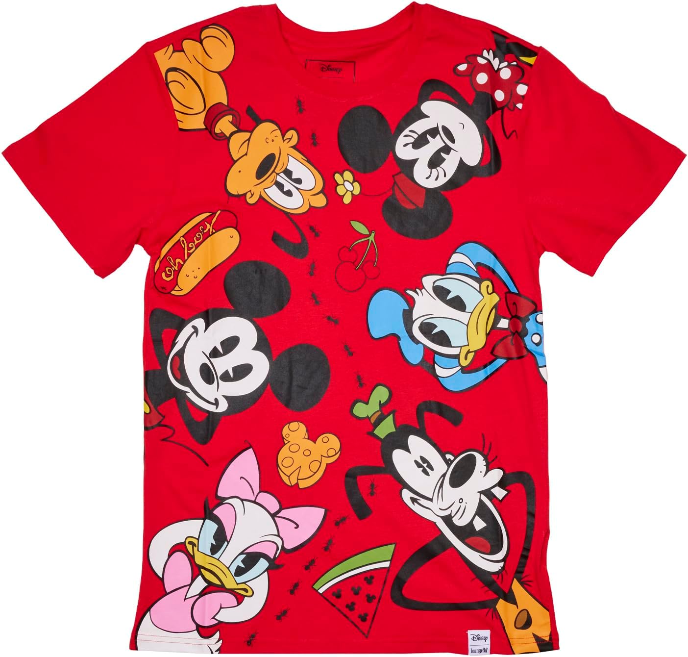 Loungefly Disney Mickey and Friends Picnic Unisex Tee Medium