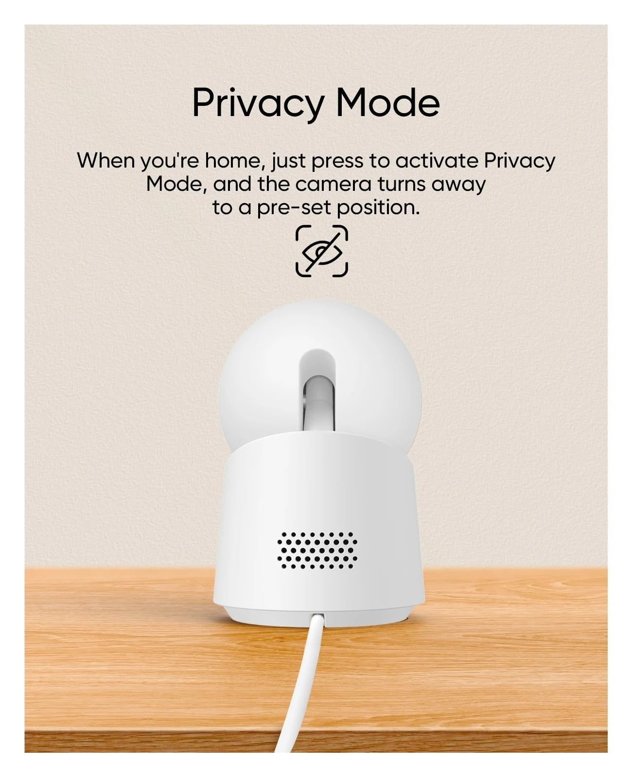 Caméra WiFi intérieure PTZ 1080P 360°