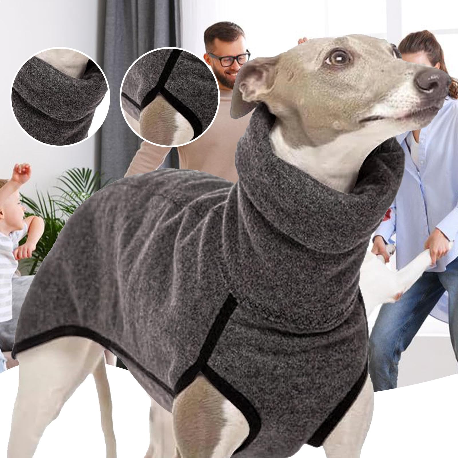 Pull Pour Lévrier Stretch Polaire KEVIN 04 De SOFA Dog Wear Pour Lévrier | BoutiqueLévriers GGB