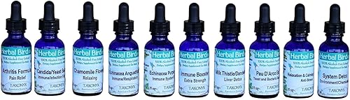 Miniatura 3 de Taxonyx Fórmula para aliviar el dolor de artritis para pájaros, Herbal Bird RX (2 fl oz)