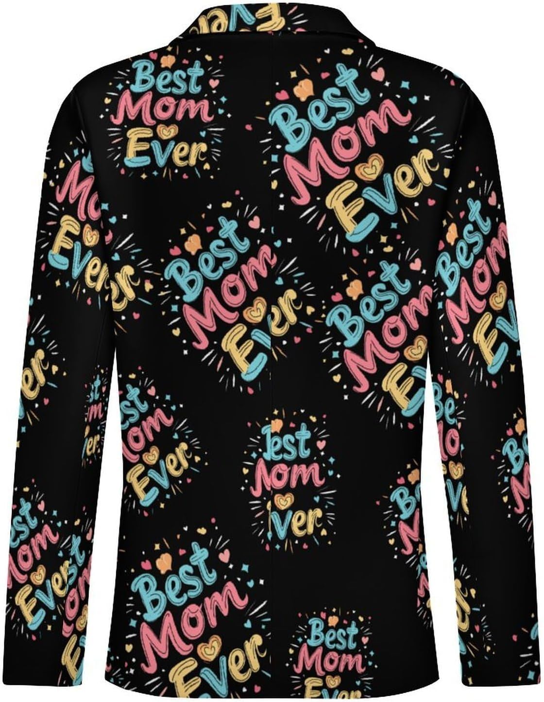 Best Mom Ever Novelty Men's Blazer Suit Jackets 6X-Large