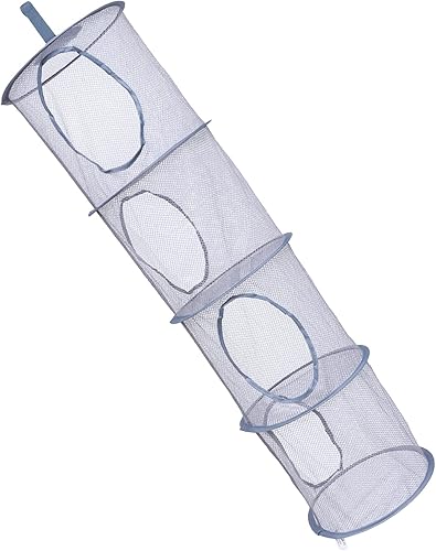 Alipis 4 juguetes de red plegables para niños compartimentos de sujetador cestas de viaje secadora de habitación ropa interior para el hogar