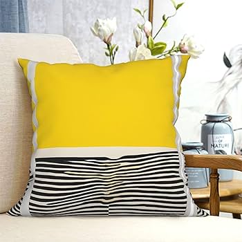Amazon.com: KMNHBGF (Mustard Yellow and Black Print