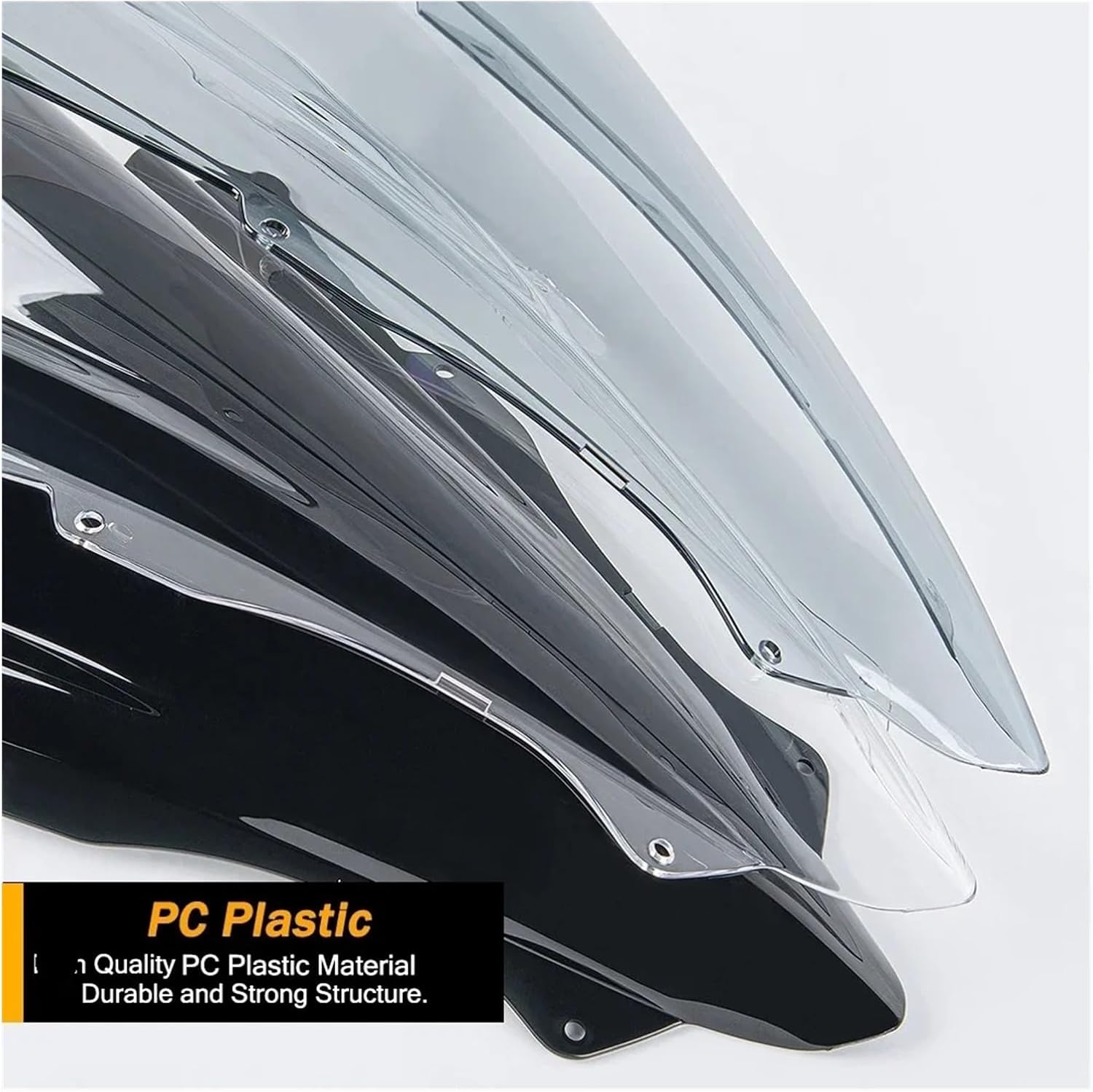 オートバイのフロントガラス オートバイダブルバブル風防ウインド