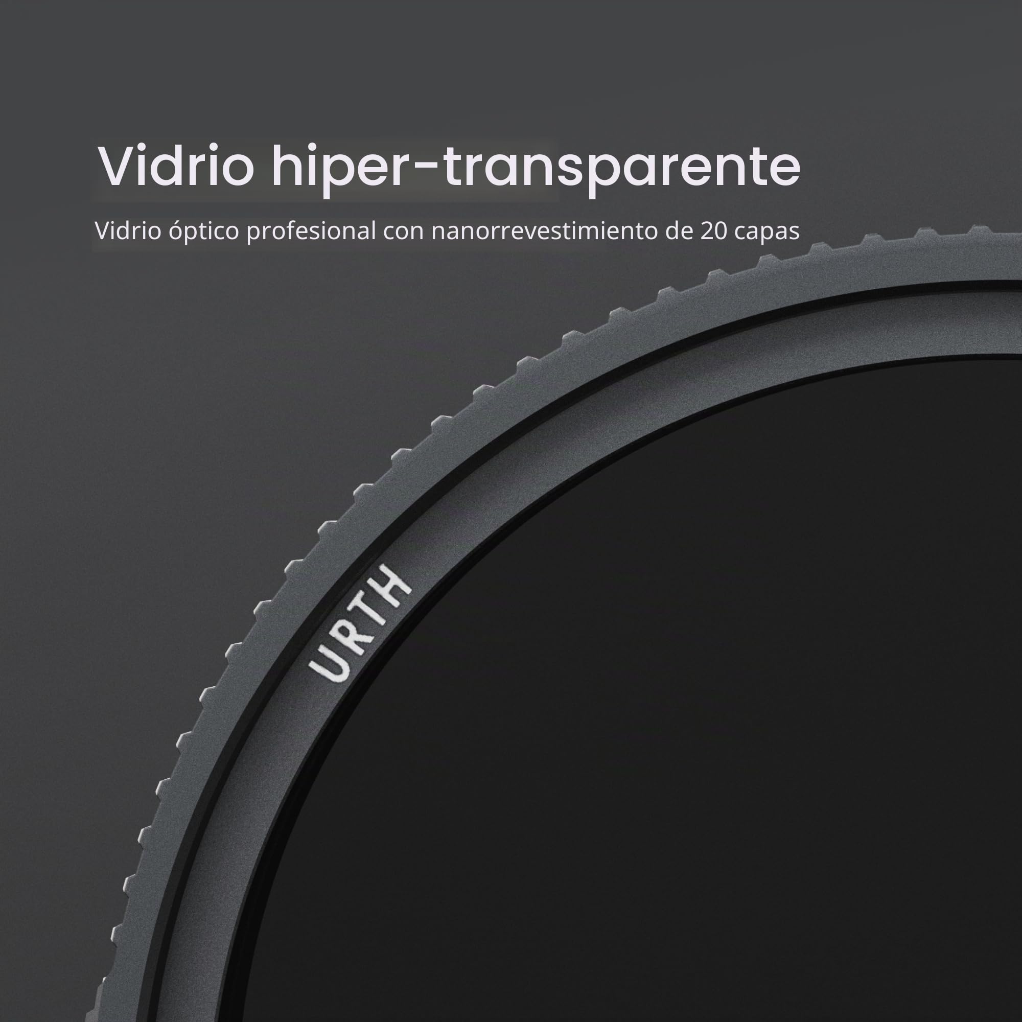 Urth 67 mm Filtro polarizador Circular (CPL) para Objetivo (Plus) — Nano-Recubrimiento de 20 Capas, Vidrio óptico HD para polarización del Objetivo