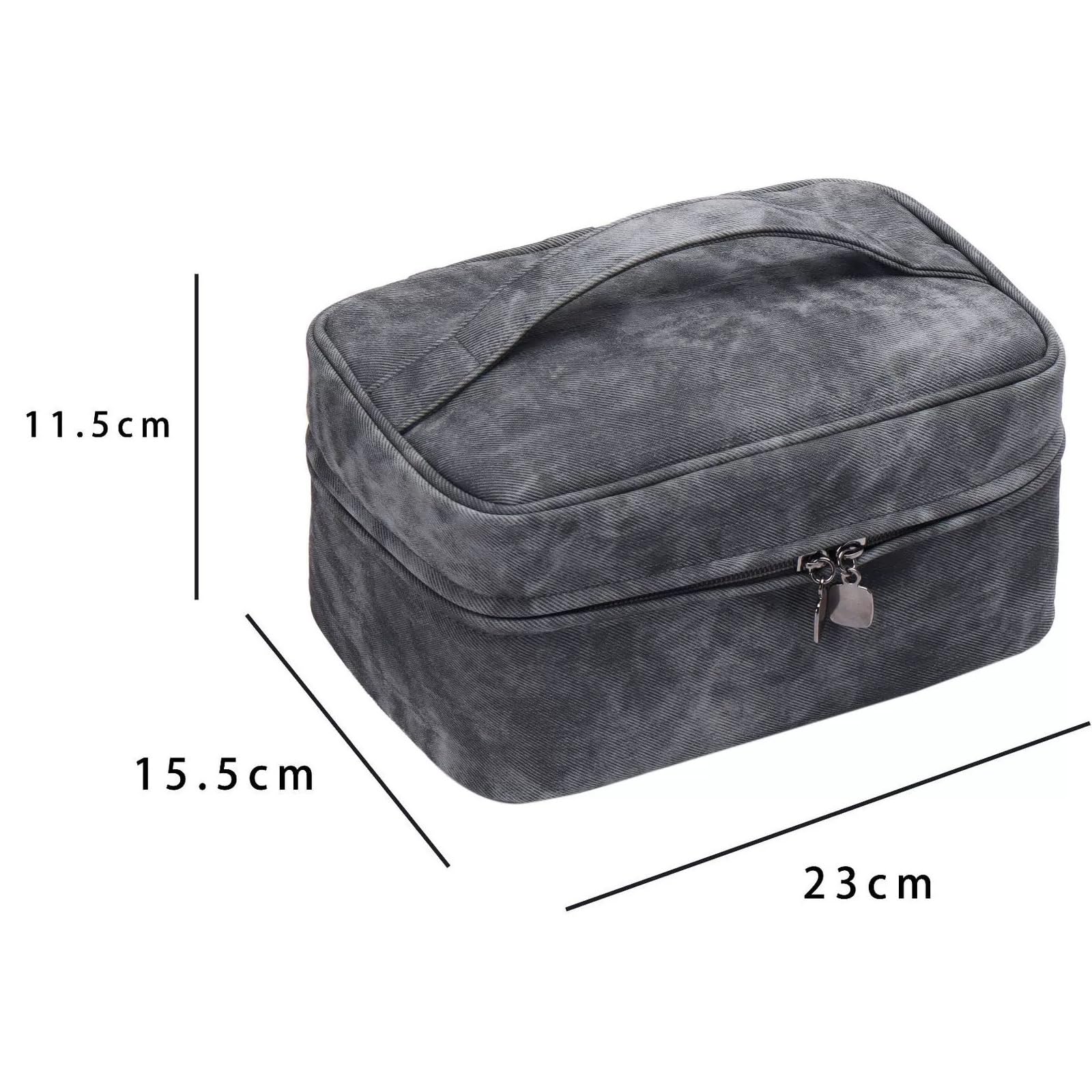 Męska kosmetyczka, kosmetyczka podróżna, przenośna kosmetyczka damska(Dark gray)