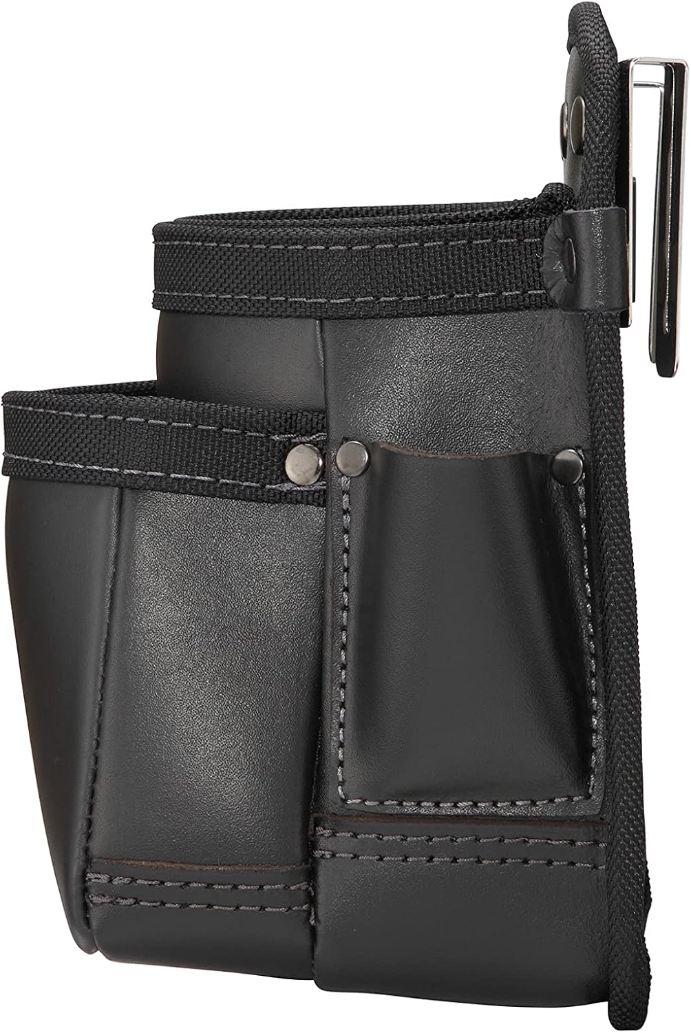 Tajima SFKBK-2S Detachable Waist Bag, Genuine Leather, 2 Tiers, Small