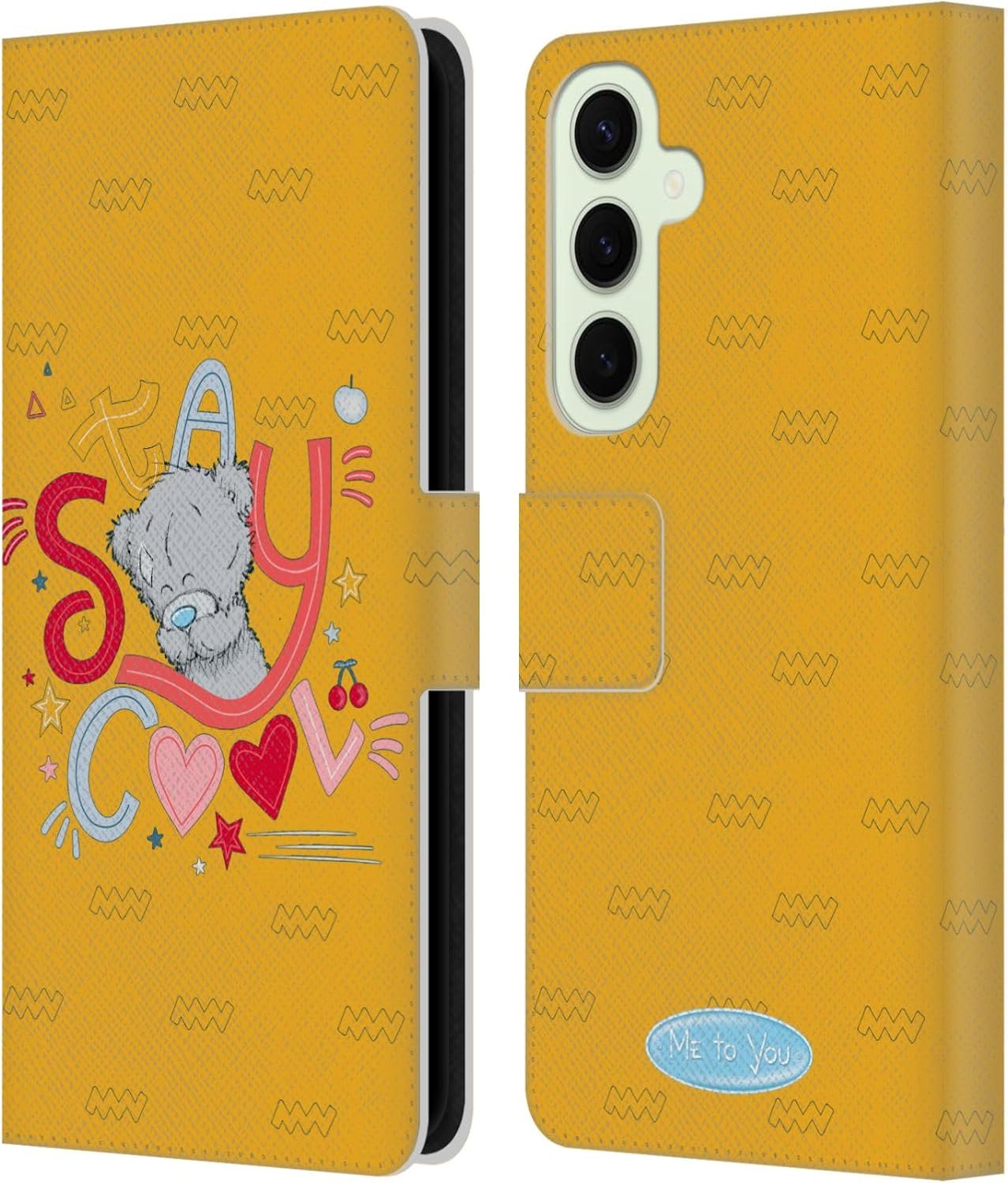 Head Case Designs Officially Licensed Me to You Your Future is Bright Retro Fun Leather Wallet Case Compatible with Samsung Galaxy S25+