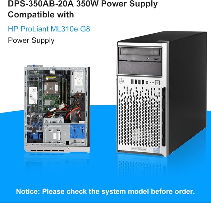 Fuente de alimentación DPS-350AB-20A 350W compatible con HP G8 miniatura 3