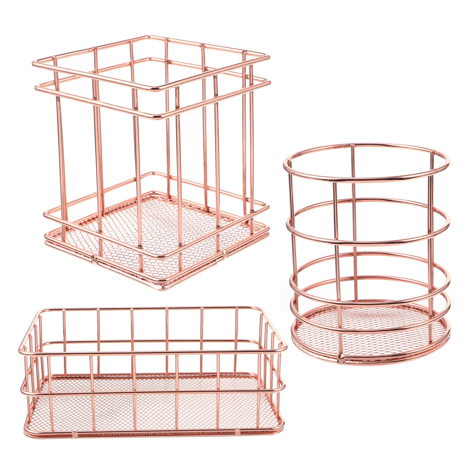 Panier de rangement anti-rouille pour éliminer le désordre du bureau