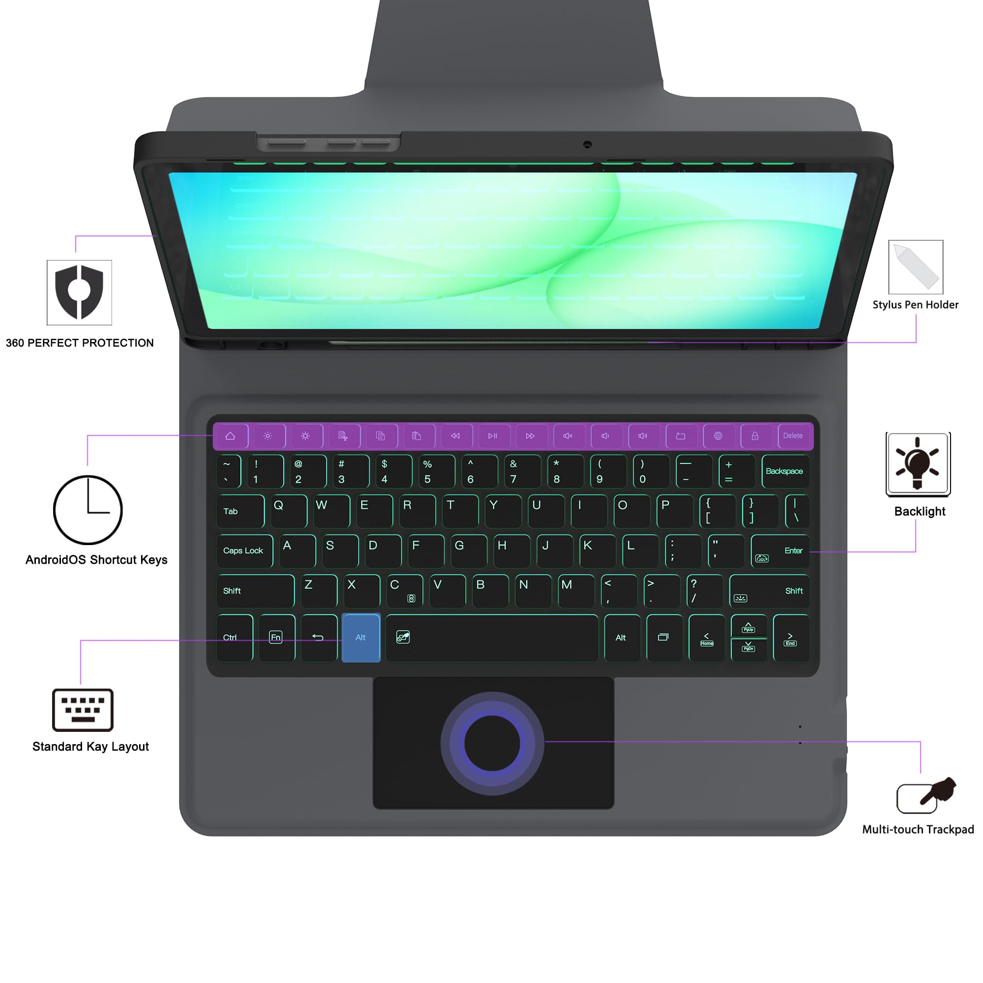 Amazon.co.jp: Samsung Galaxy Tab A11+ /A9+ 11インチ用キーボード