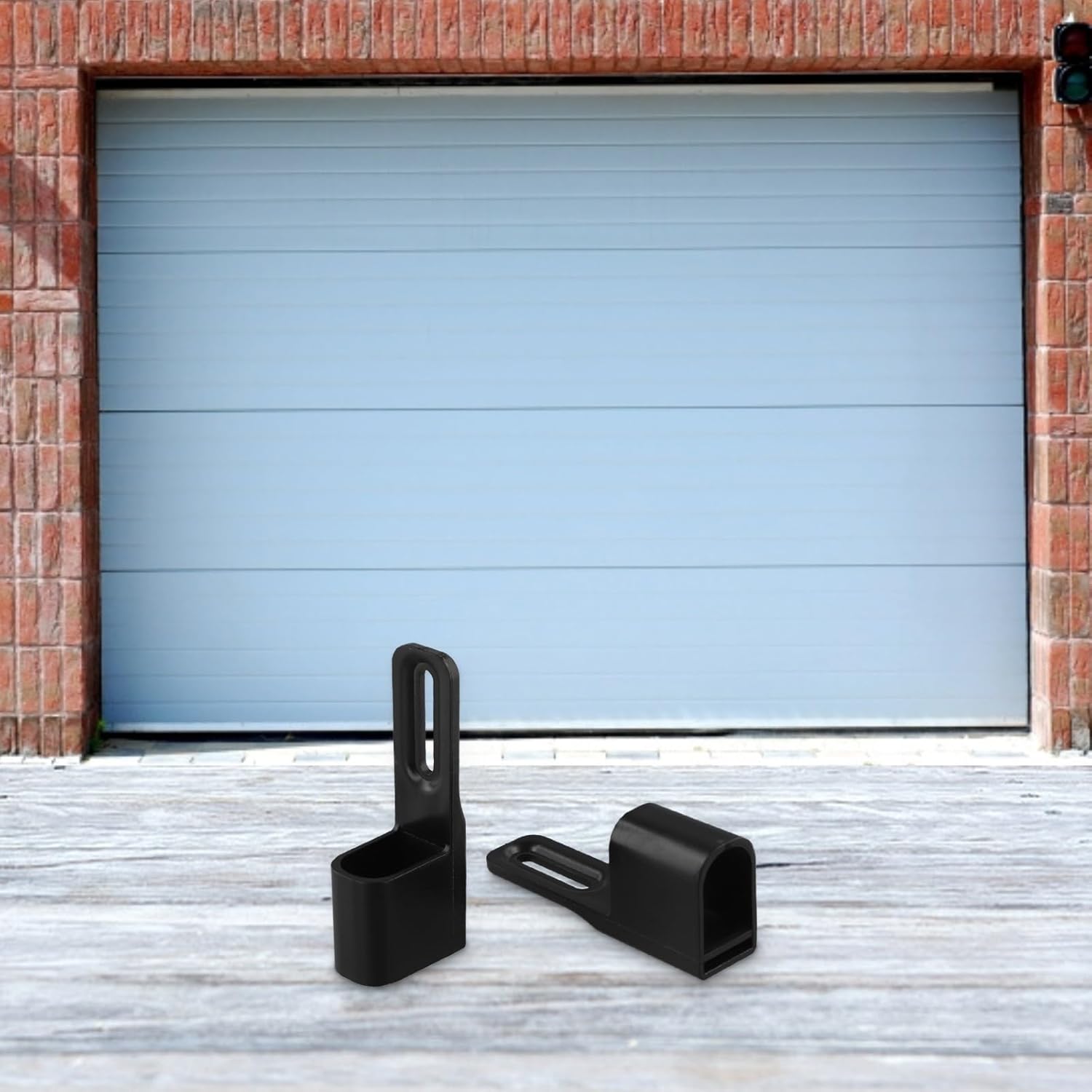 Garage Door Sensor Sun Shield, ABS Weather Protector Cover for Chamberlain 41A5043 820CB and For LiftMaster 801CB-P, Black Outdoor Sensor Shade Housing Reducing