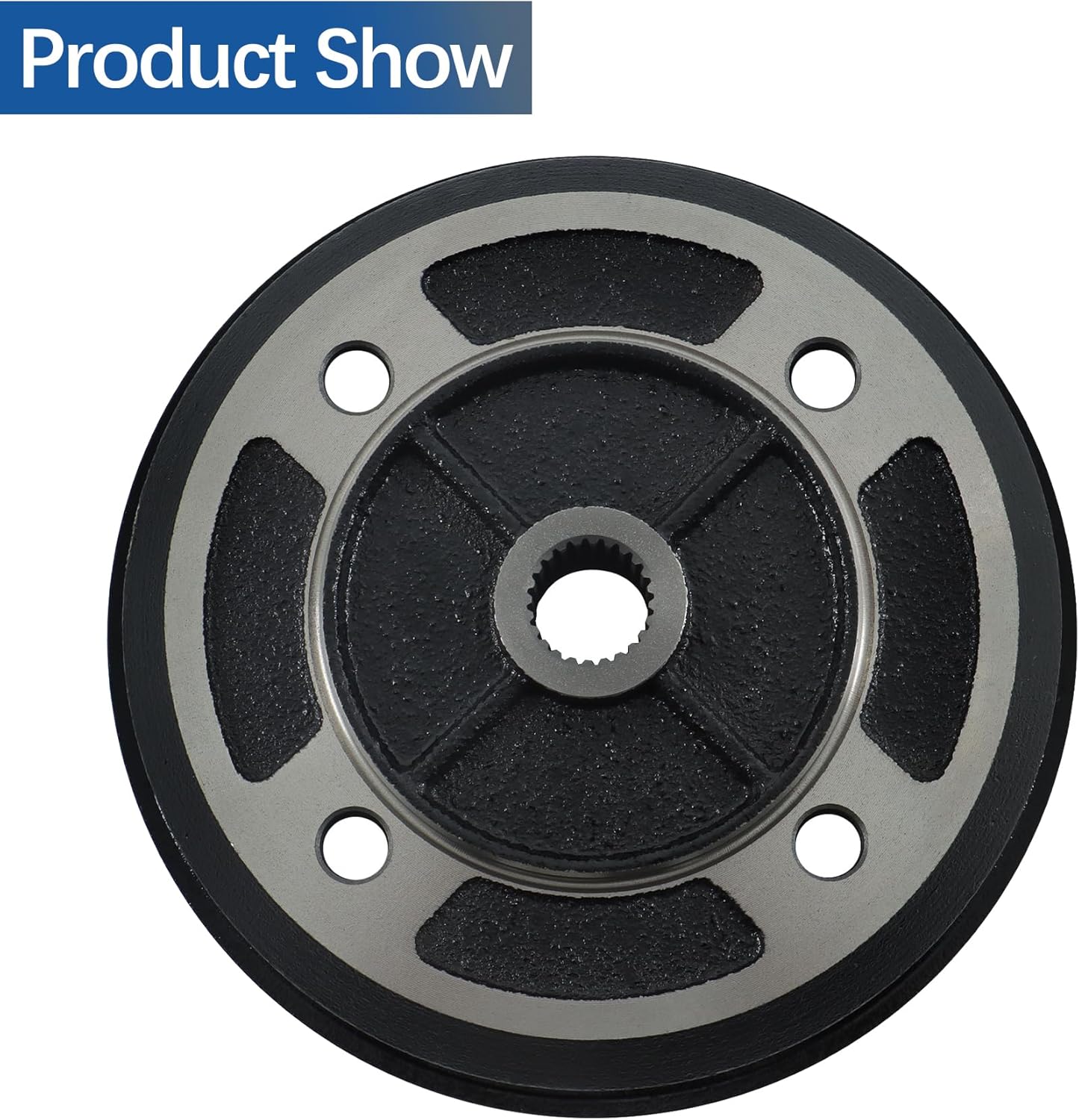 WFLNHB Front Rear Brake Drum Replacement for Kawasaki Mule 2010 2500 2510 1993-2001 41038-1227