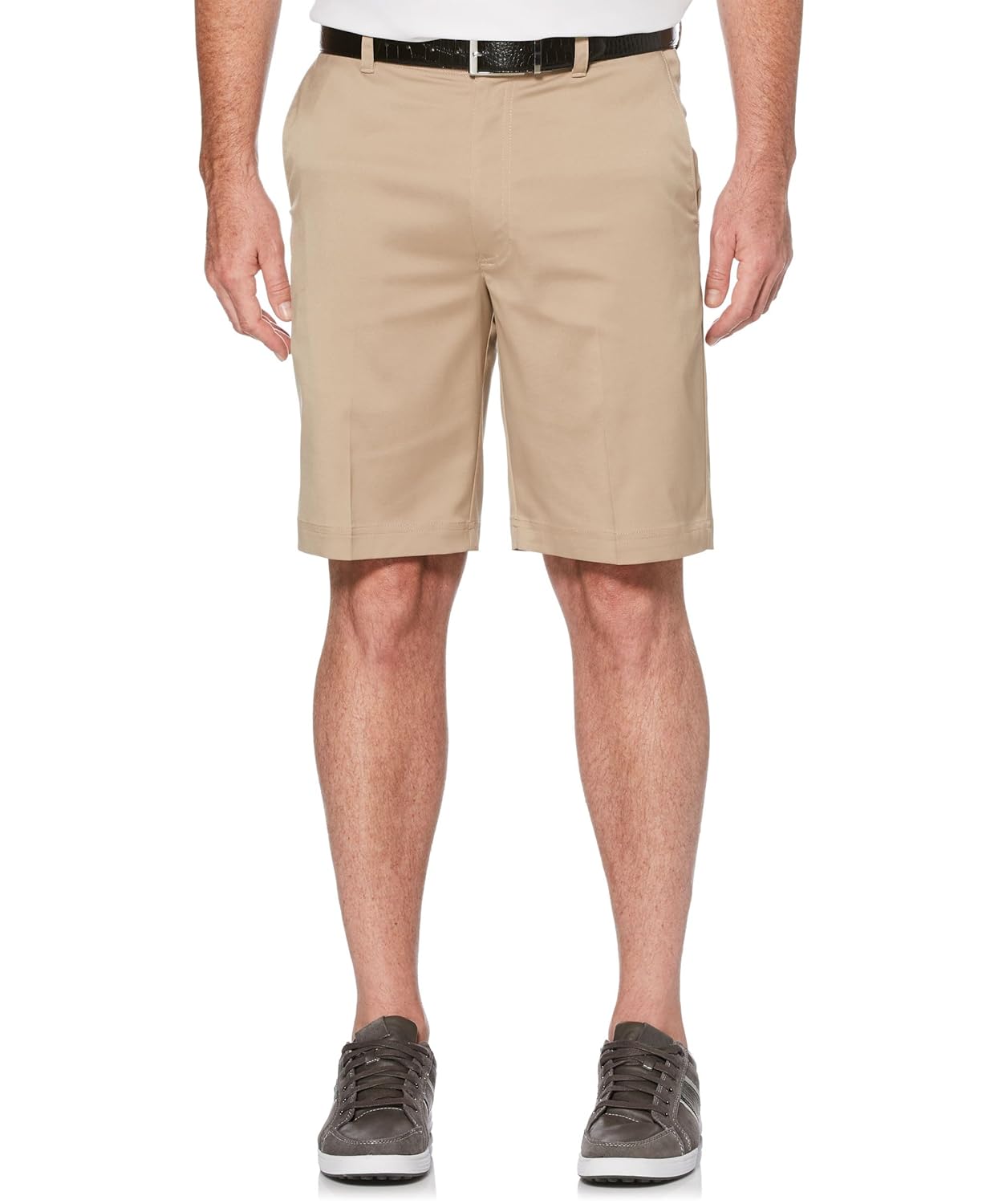 PGA Tour Mens 9 Flat Front Golf Shorts with Active Waistband Size 30-44 Big Tall