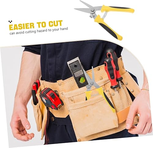 Miniatura 9 de Balacoo Cortador de canal de ahorro de acero inoxidable Tijeras resistentes Tijeras de servicio Tijeras multipropósito de hoja de cizalla de Pp