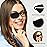 eZAKKA Eye Patches for Adults Kids, Eye Patch for Glasses, Medical Soft Eye Patch for Lazy Eye Amblyopia Strabismus and After Surgery (Black+Black)