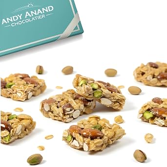 ANDY ANAND CHOCOLATIER Sugar Free Old Fashioned Mixed Nut Brittle and Diabetic Friendly, All Natural and Delicious Divine Delectable, Sweetened with Isomalt, No Preservatives, Luxurious Gift for all Occasions 7 Oz