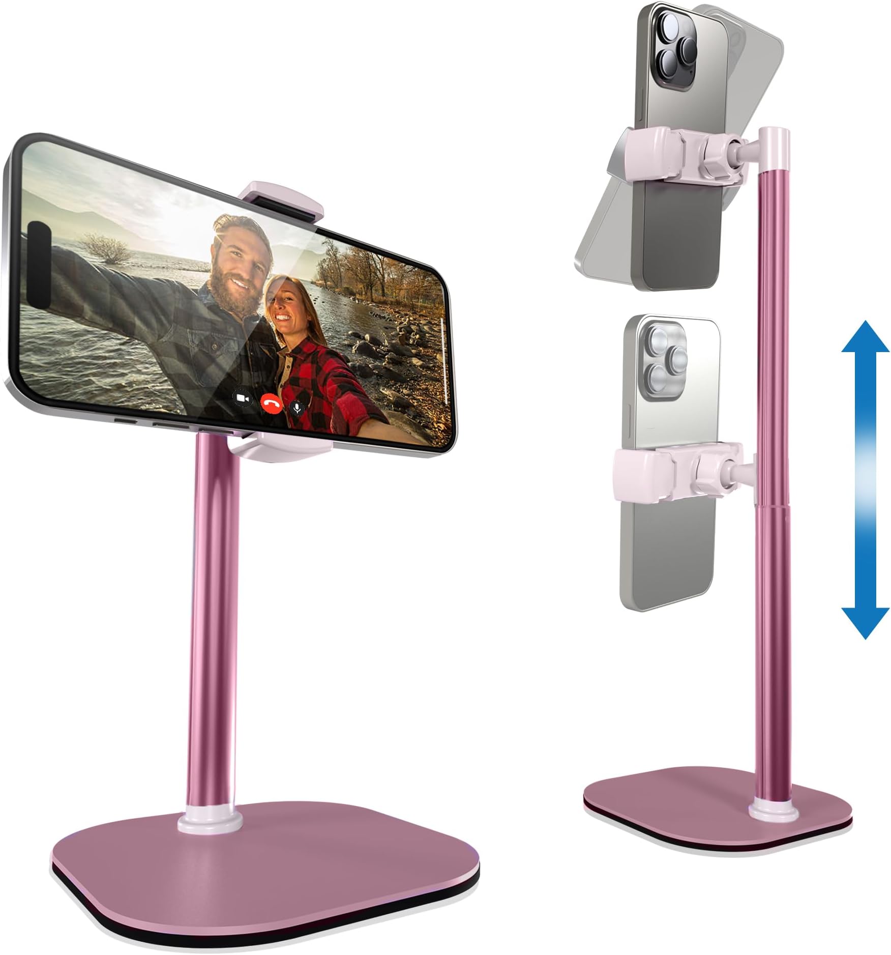Support Téléphone Universel Bras Col De Cygne - Pince Réglable 360° - Pour Lit, Bureau, Cuisine
