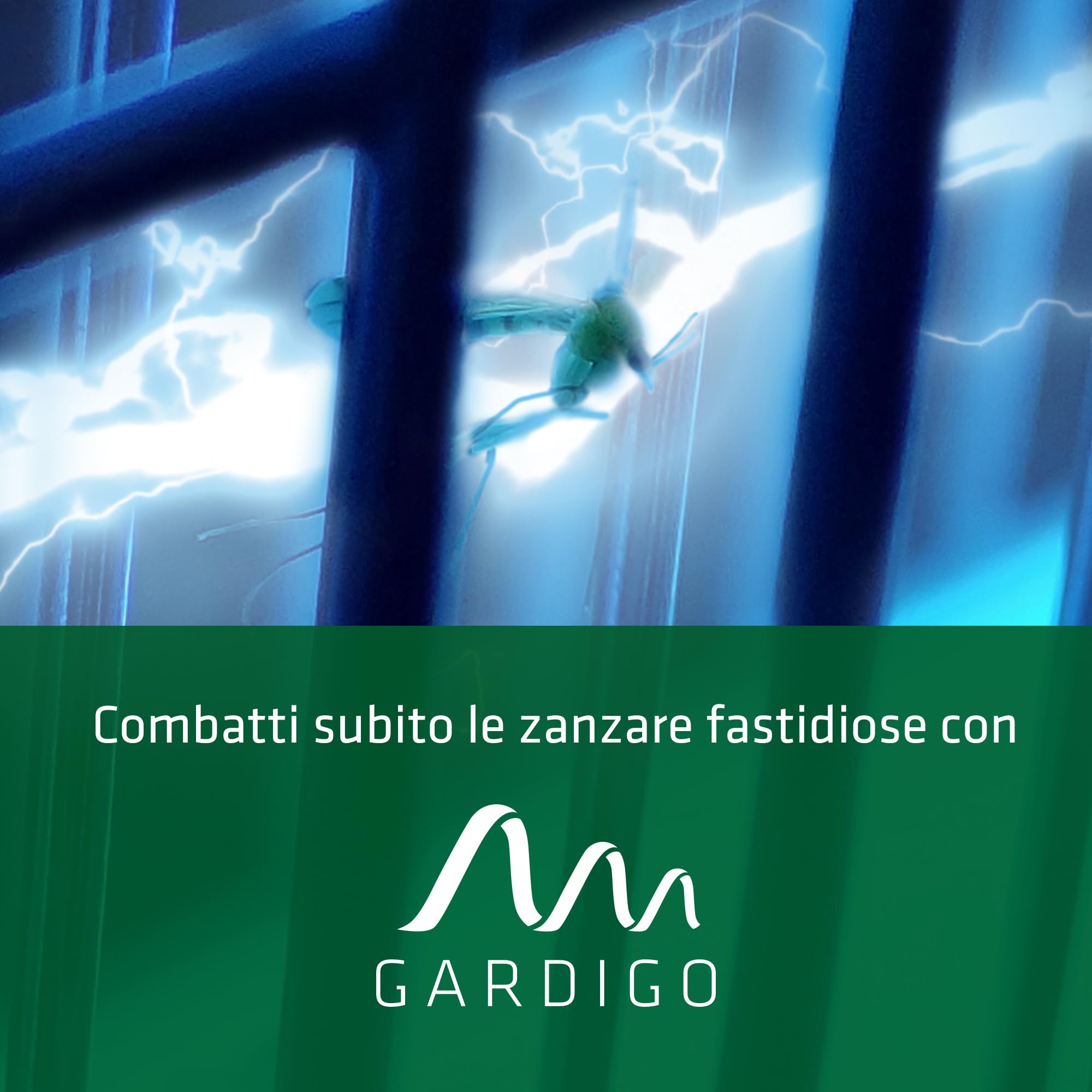 GARDIGO® Lampada Antizanzare | 70m² | Zanzariera Elettrica UV LED | Lampada Zanzare | Insetticida Zanzare | con Catena e Vassoio | per Uso Interno, Esterno