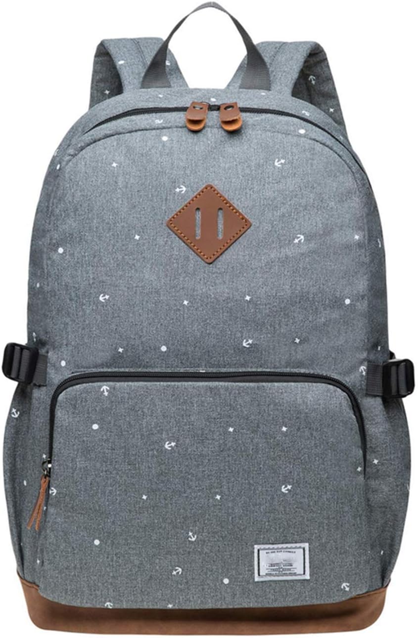 HFY Laptop Backpack, Lady backpack 14 Inch School Rucksack, Casual Daypack for Travel Business College Men Women (gray-1)