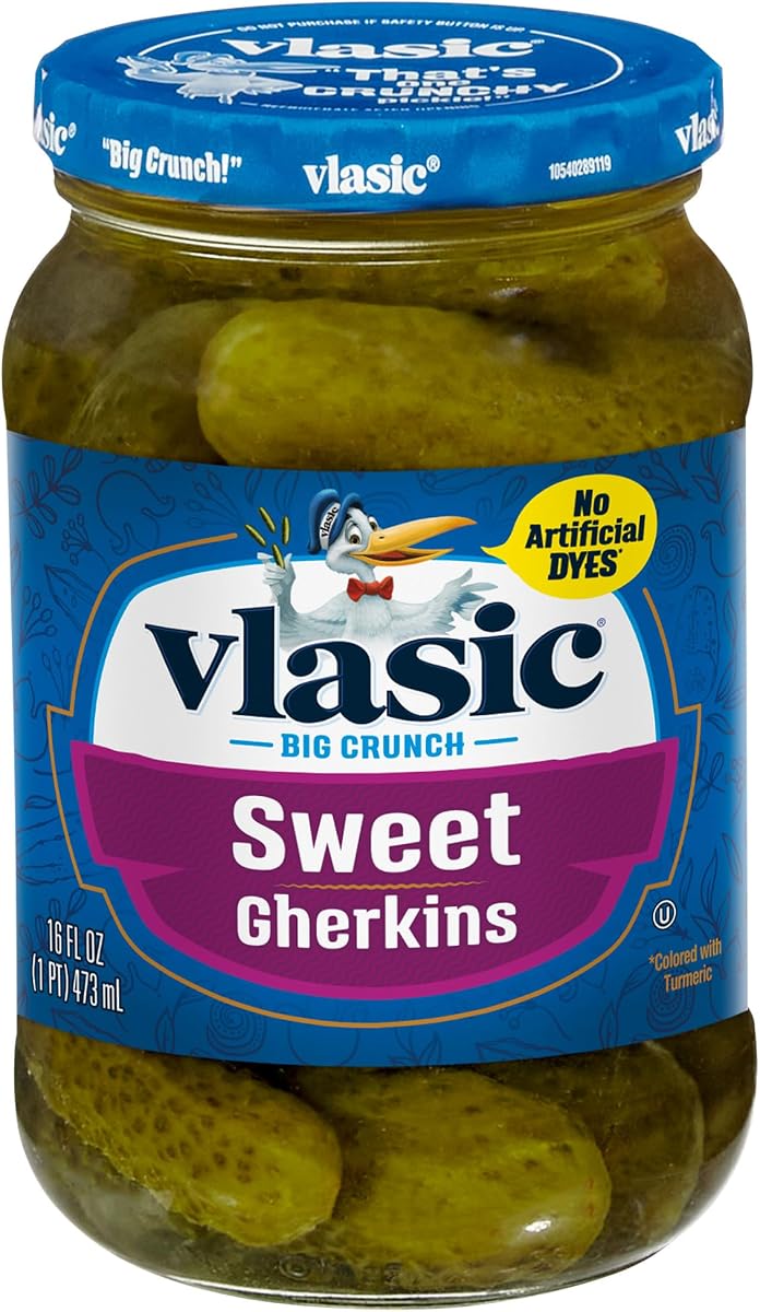 Vlasic Sweet Gherkin Pickles, 16 FL OZ