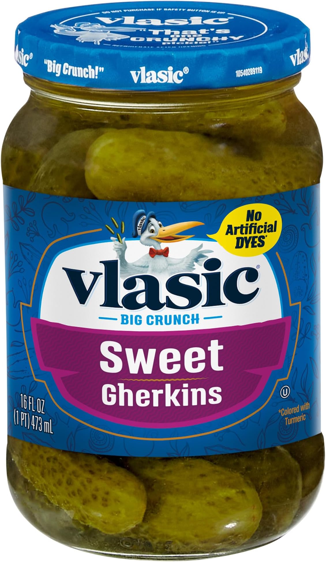 Sweet Gherkin Pickles, 16 FL OZ