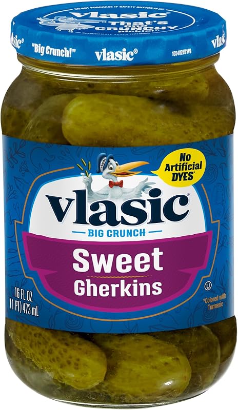 Vlasic Sweet Gherkin Pickles, 16 FL OZ