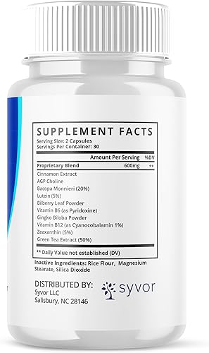 Miniatura 6 de Paquete de 3 cápsulas de sincronización nerviosa, píldoras de suplemento oficiales NerveSync con todos los ingredientes naturales, píldoras de