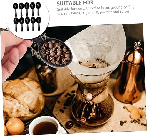 Miniatura 9 de 1 cucharada cucharada 10 piezas de café de medición de plástico de medición práctica cucharadita práctica cuchara de té conveniente cuchara de té