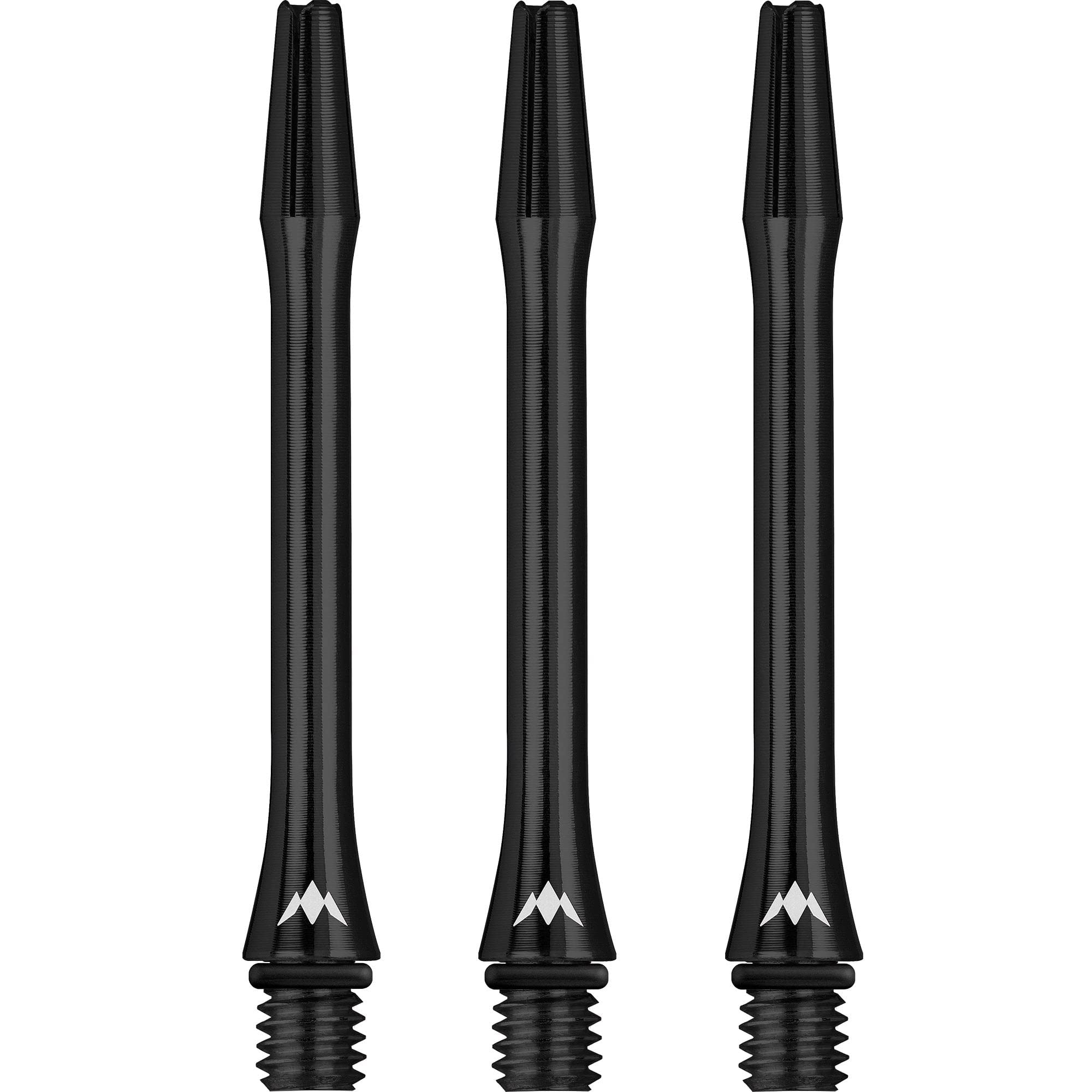 Mission Darts Alicross Stems | Premium Personalised Aluminium Shafts | Black Medium