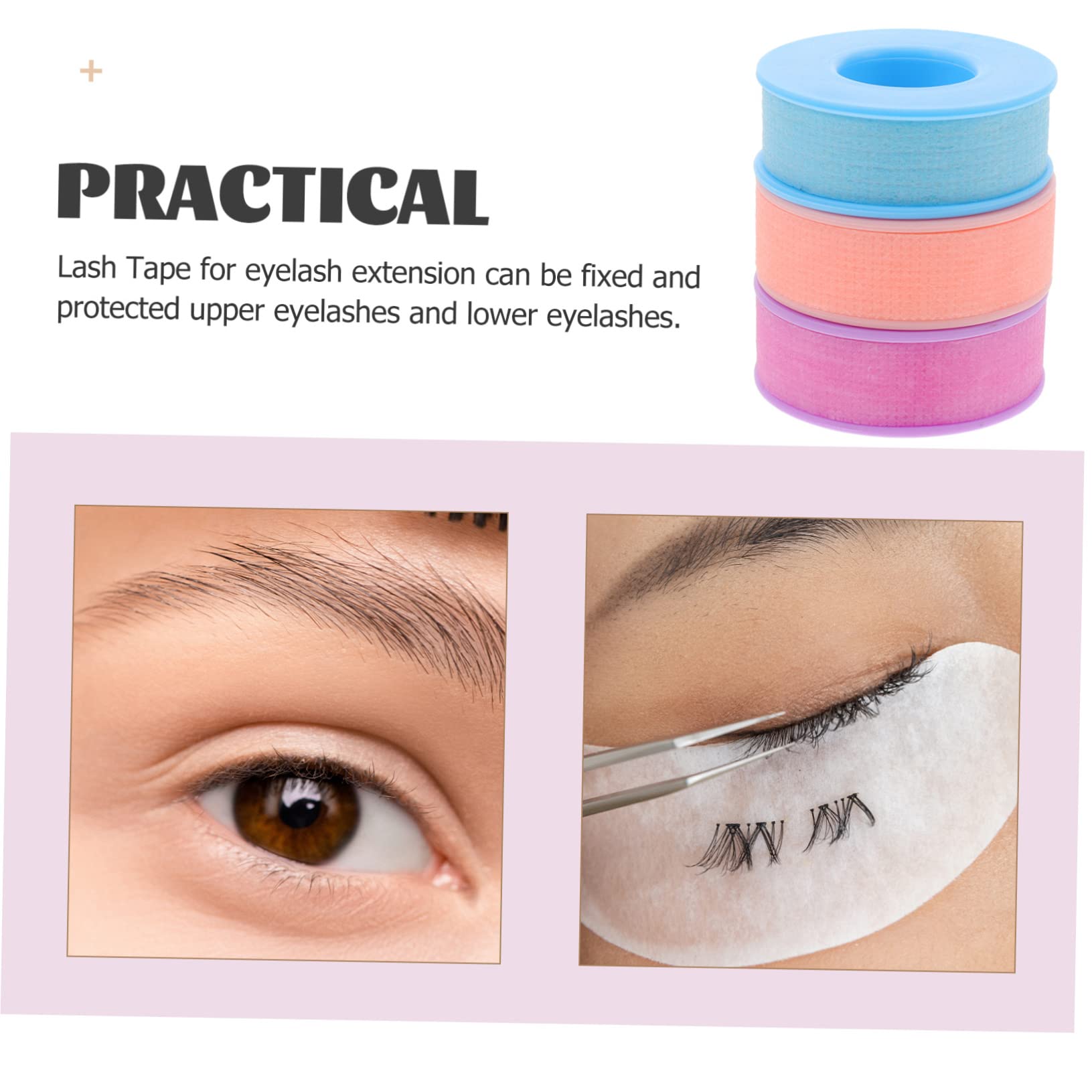 15rollos Cinta Adhesiva Para Pestañas De Cinta Transpirable Para Extensiones De Pestañas Para Uso Salones De Belleza y Hogares