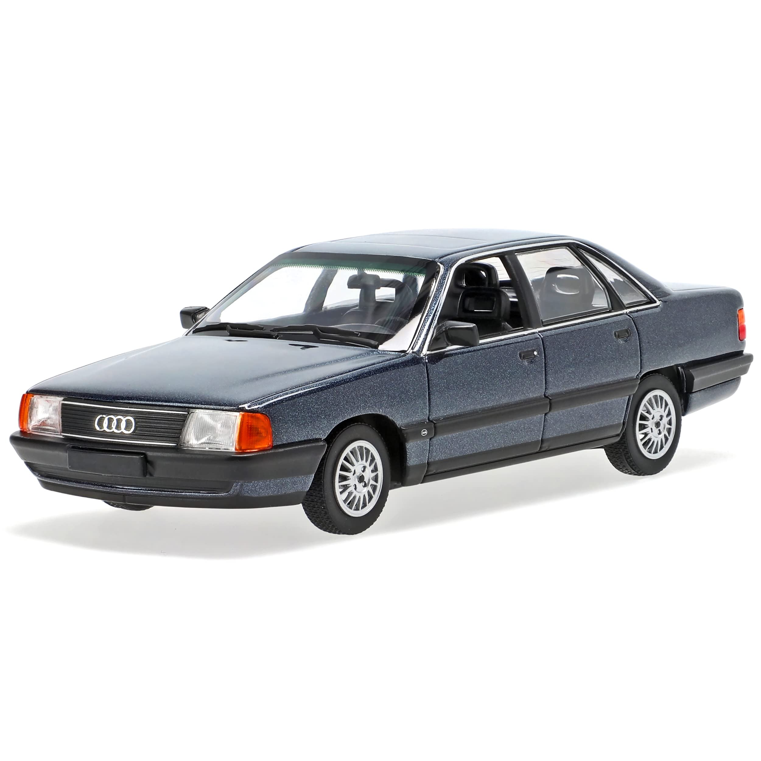 Generisch A*U*D*I 100 4C Limousine Blau Metallic 1990-1994 1/43 Minichamps Maxichamps Modell Auto
