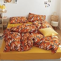 Vista 15 de Luxlovery Juego de edredón caqui beige, tamaño California King, unicolor, colchas suaves y transpirables